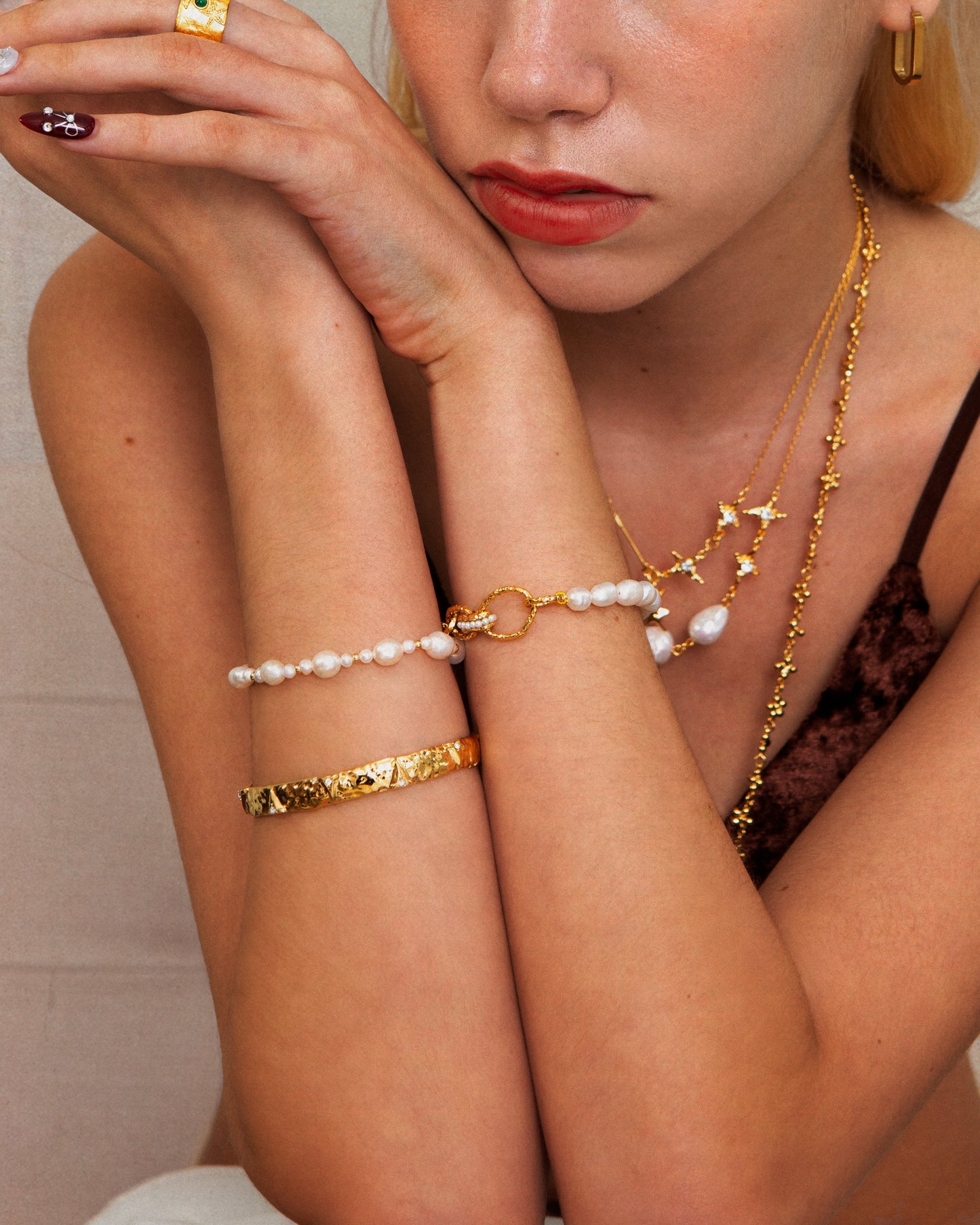 Kayla Pearl Bracelet