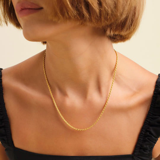 Rope chain | 18K Gold 2mm