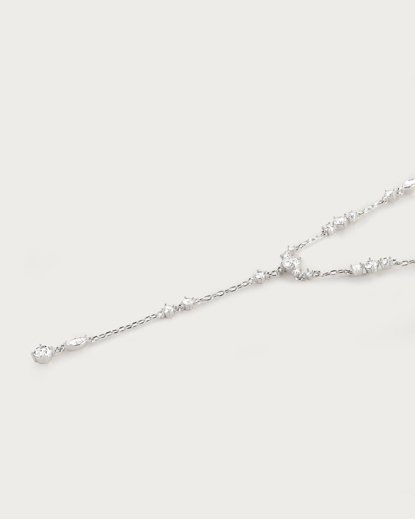 Adriana Necklace in Silver