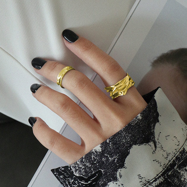 Rosa Big ring | 18K Gold