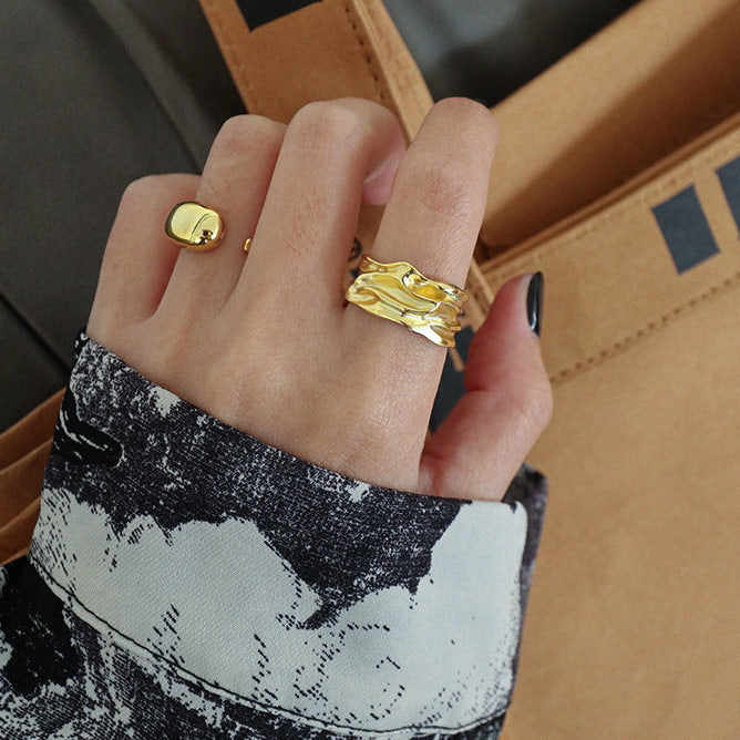 Rosa Big ring | 18K Gold