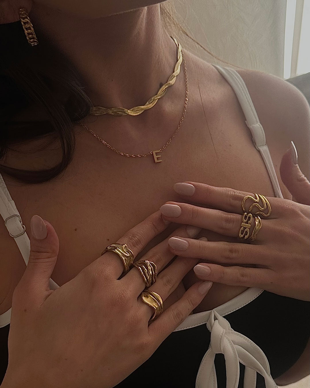 Rosa Big ring | 18K Gold