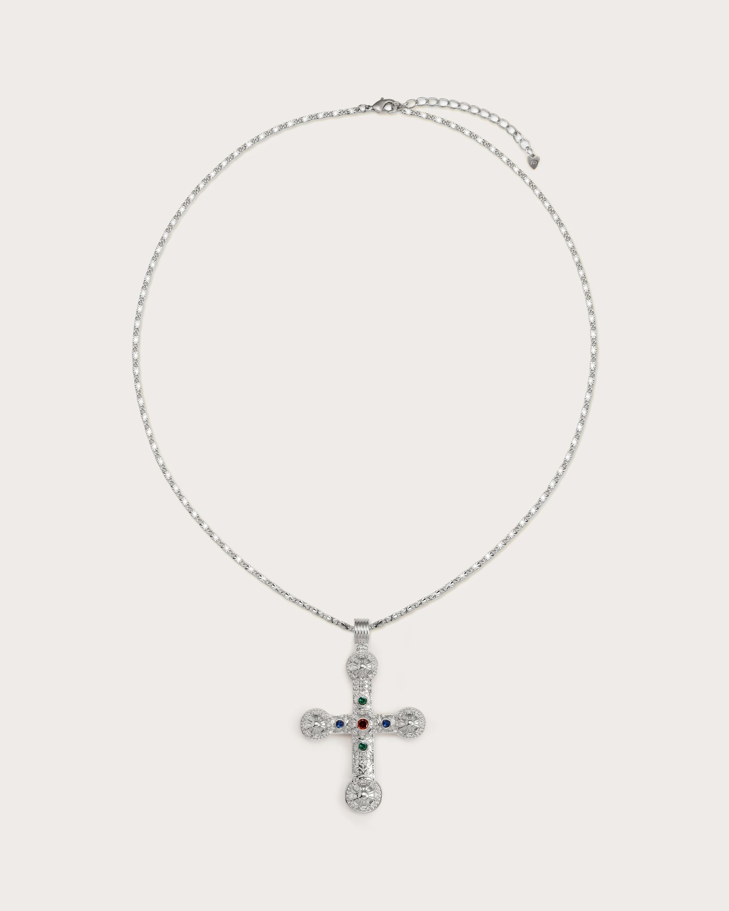 XL Cross Chain in Silver