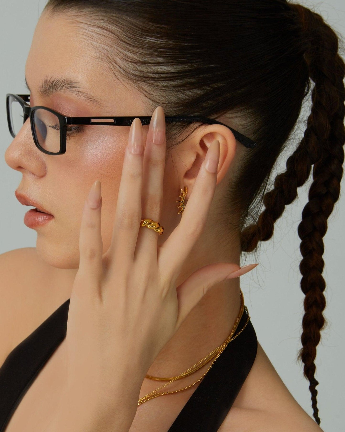Gold Twisted Ring