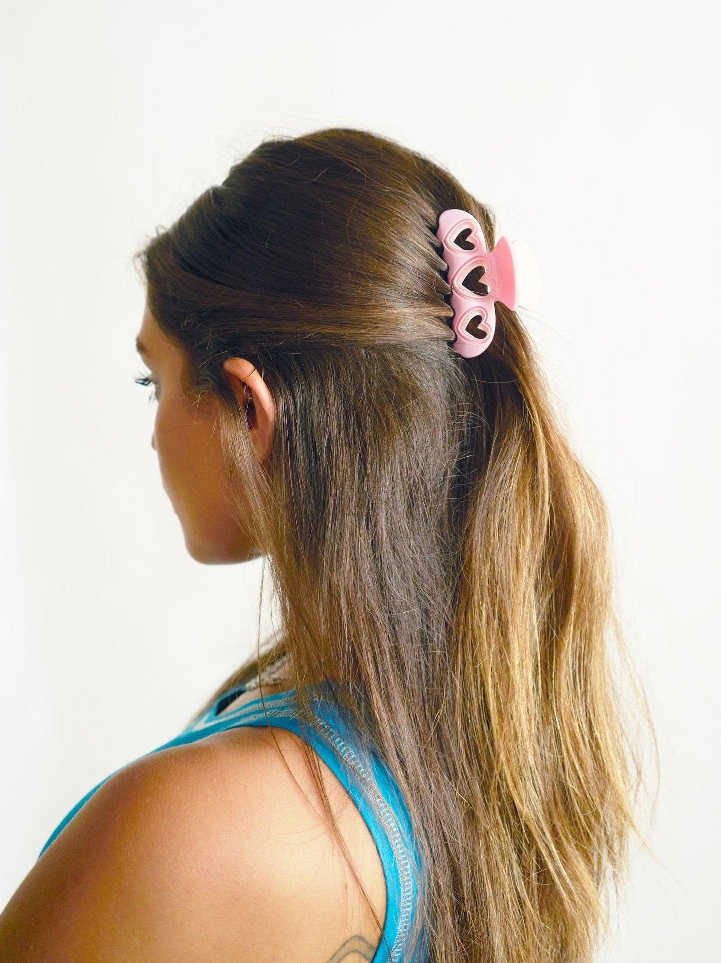 Hearts Hair Claw