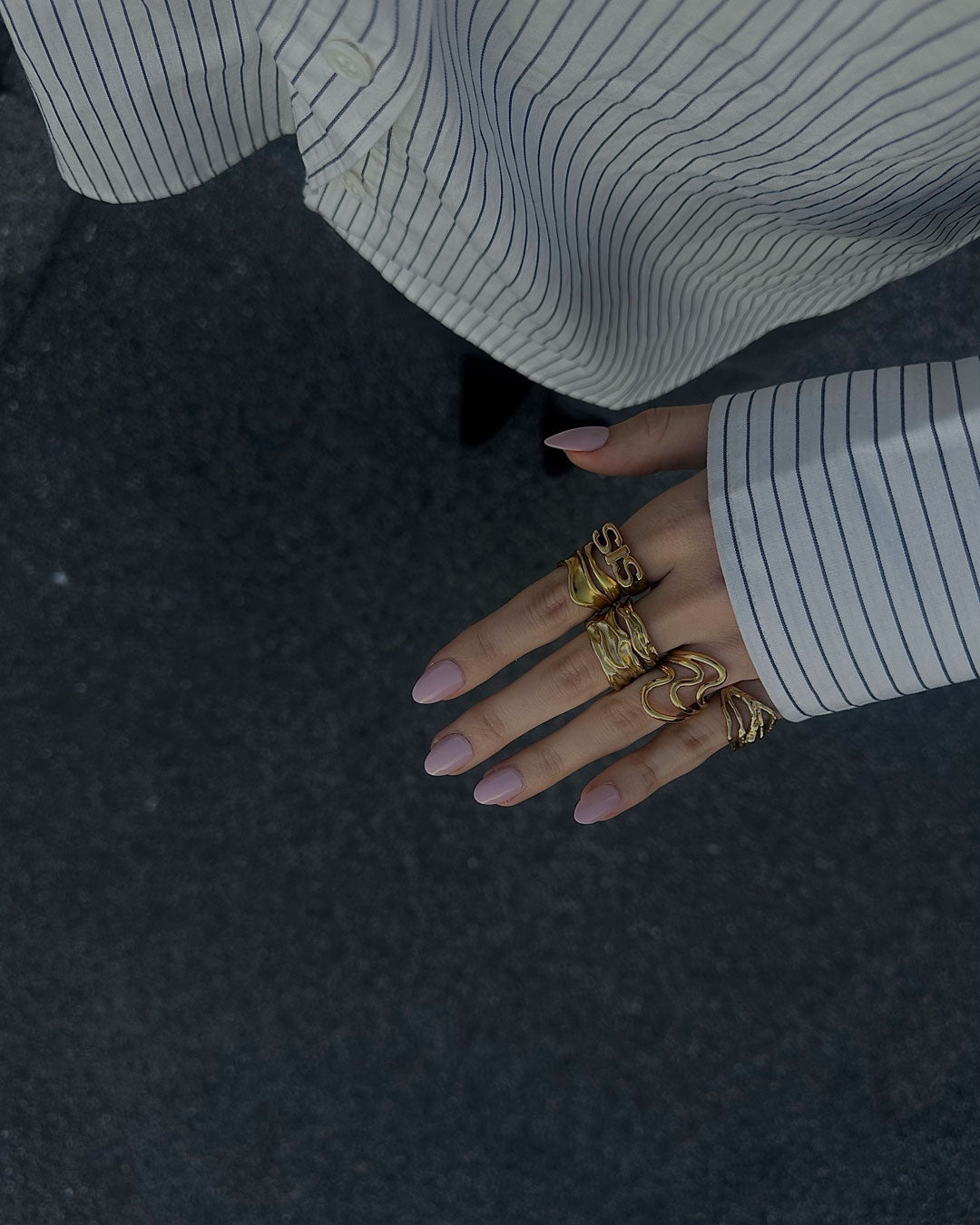 Rosa Big ring | 18K Gold