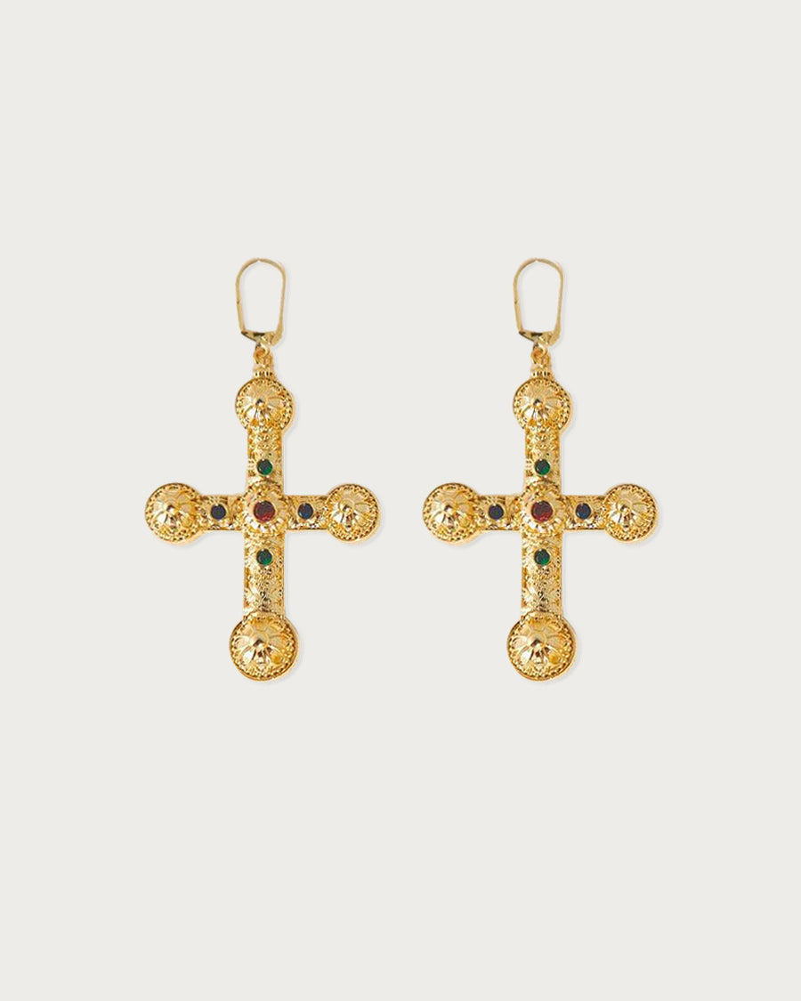 XL Cross Earrings