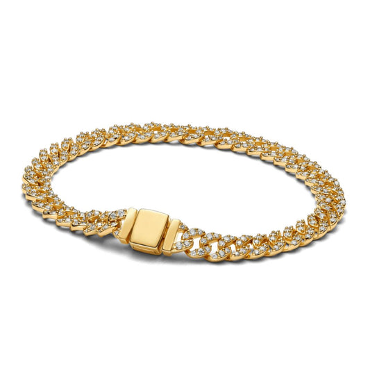 Rosa Cuban Bracelet | 18k Gold