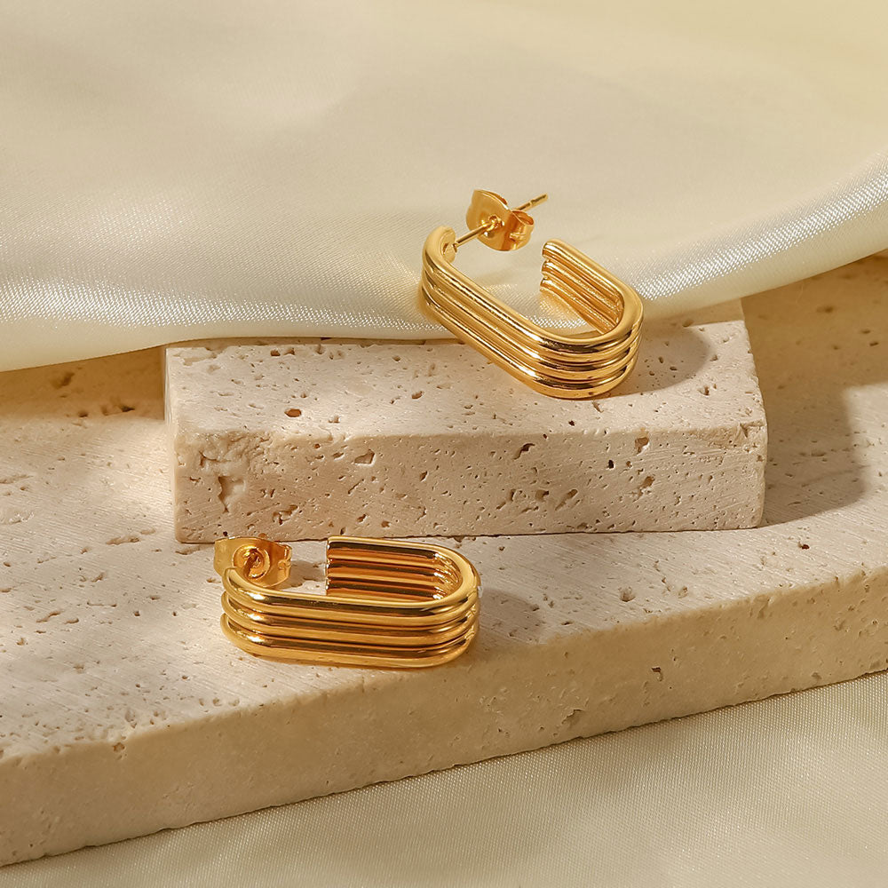 Lora  earrings | 18K Gold