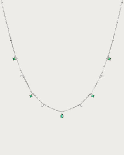 Elysee Necklace in Emerald Green