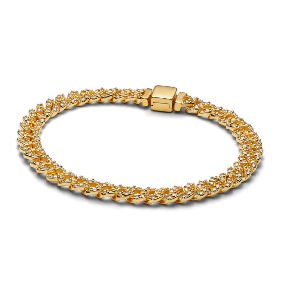 Rosa Cuban Bracelet | 18k Gold