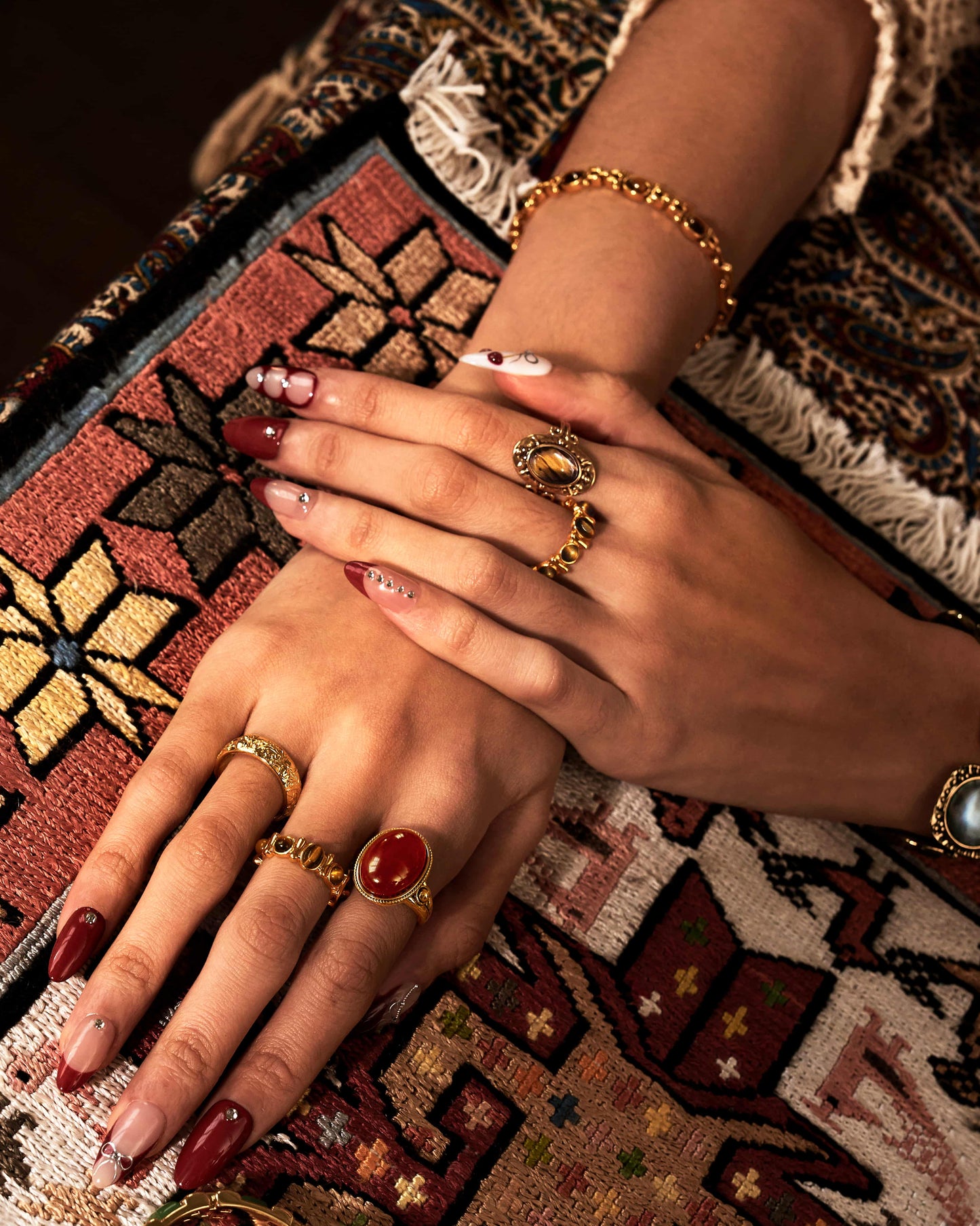 Tiger's Eye Band Ring