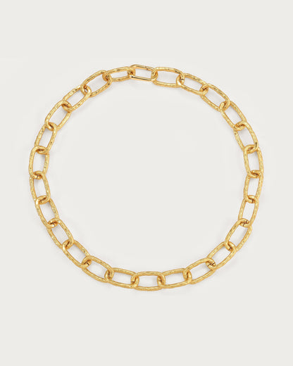 Chunky Textured Chain Necklace