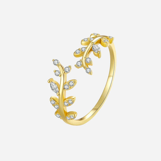 Zirconia Ring | 18k Gold