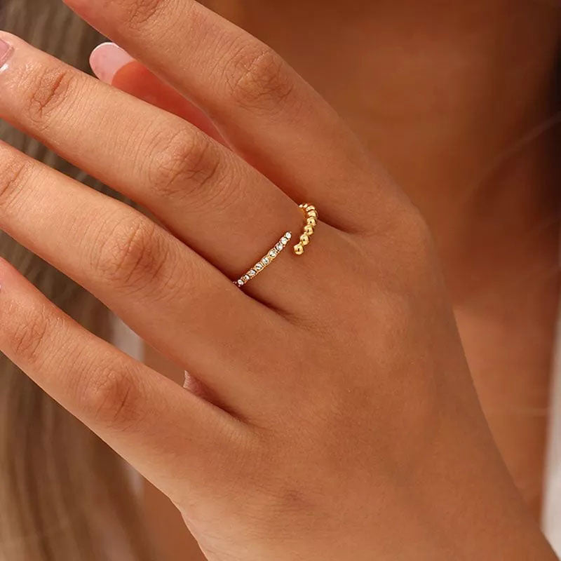 Luna Shine Ring | 18K Gold