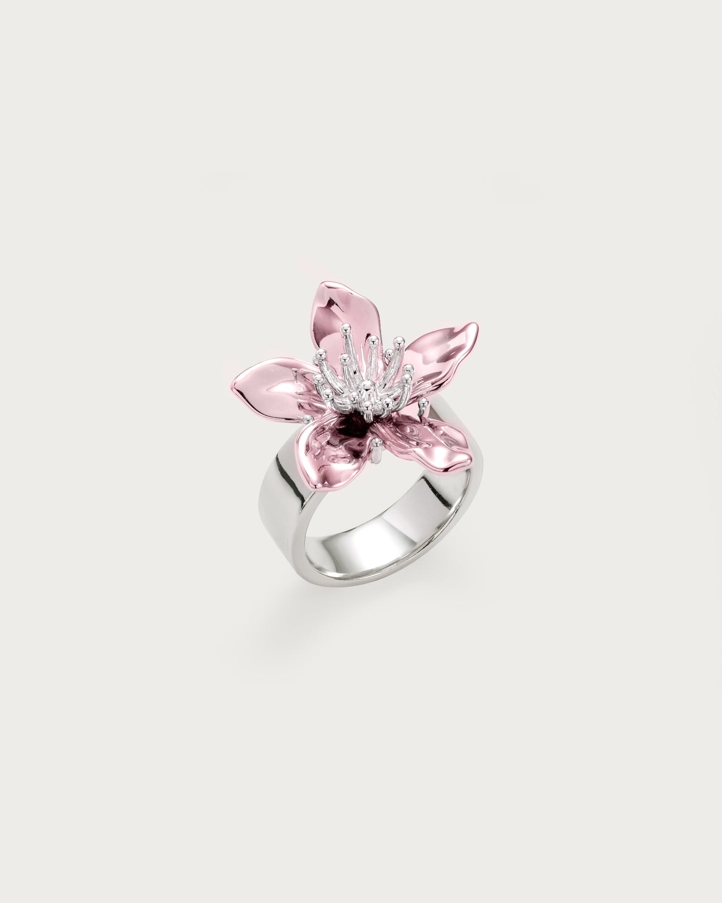 Flora Ring in Electric Pink