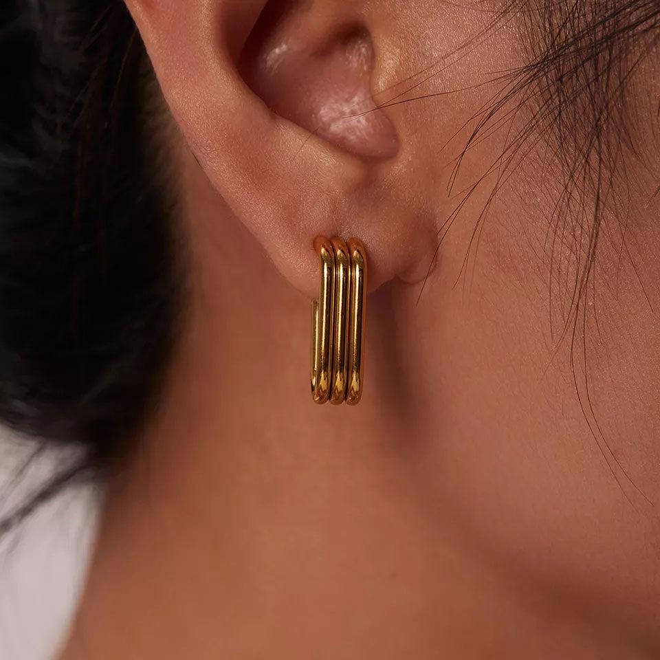 Lora  earrings | 18K Gold