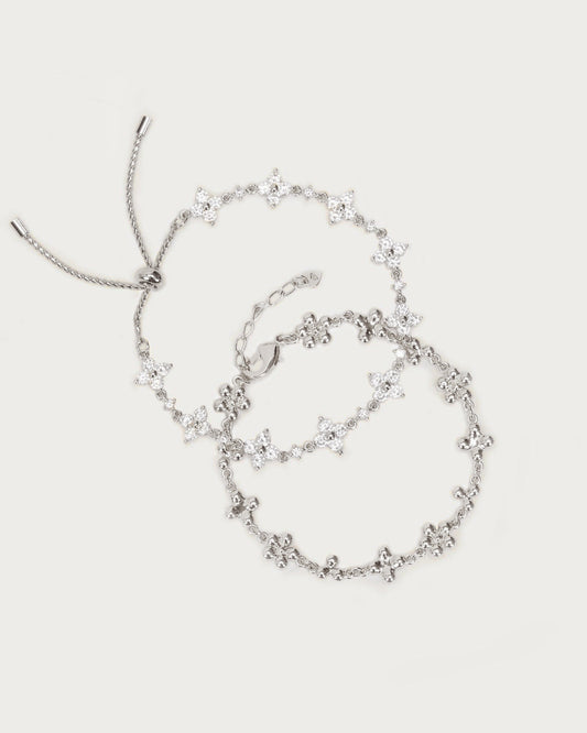 Hot Stuff Bracelet Set in Silver