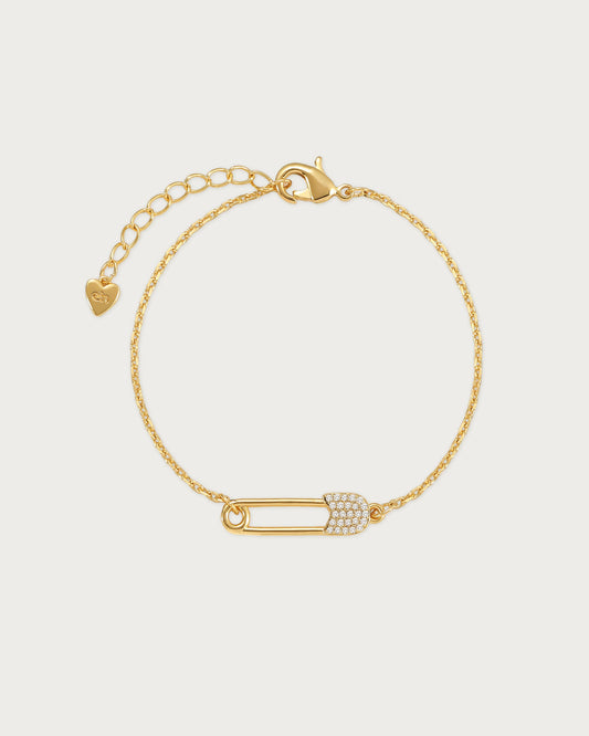 Safety Pin Bracelet