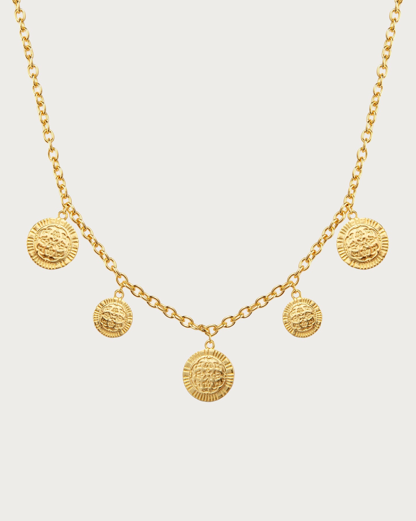Golden Hojas Necklace