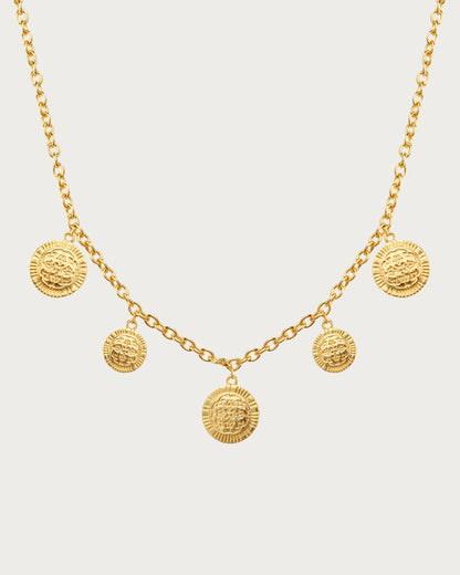 Golden Hojas Necklace