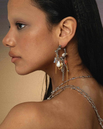 Cluster Color Earrings