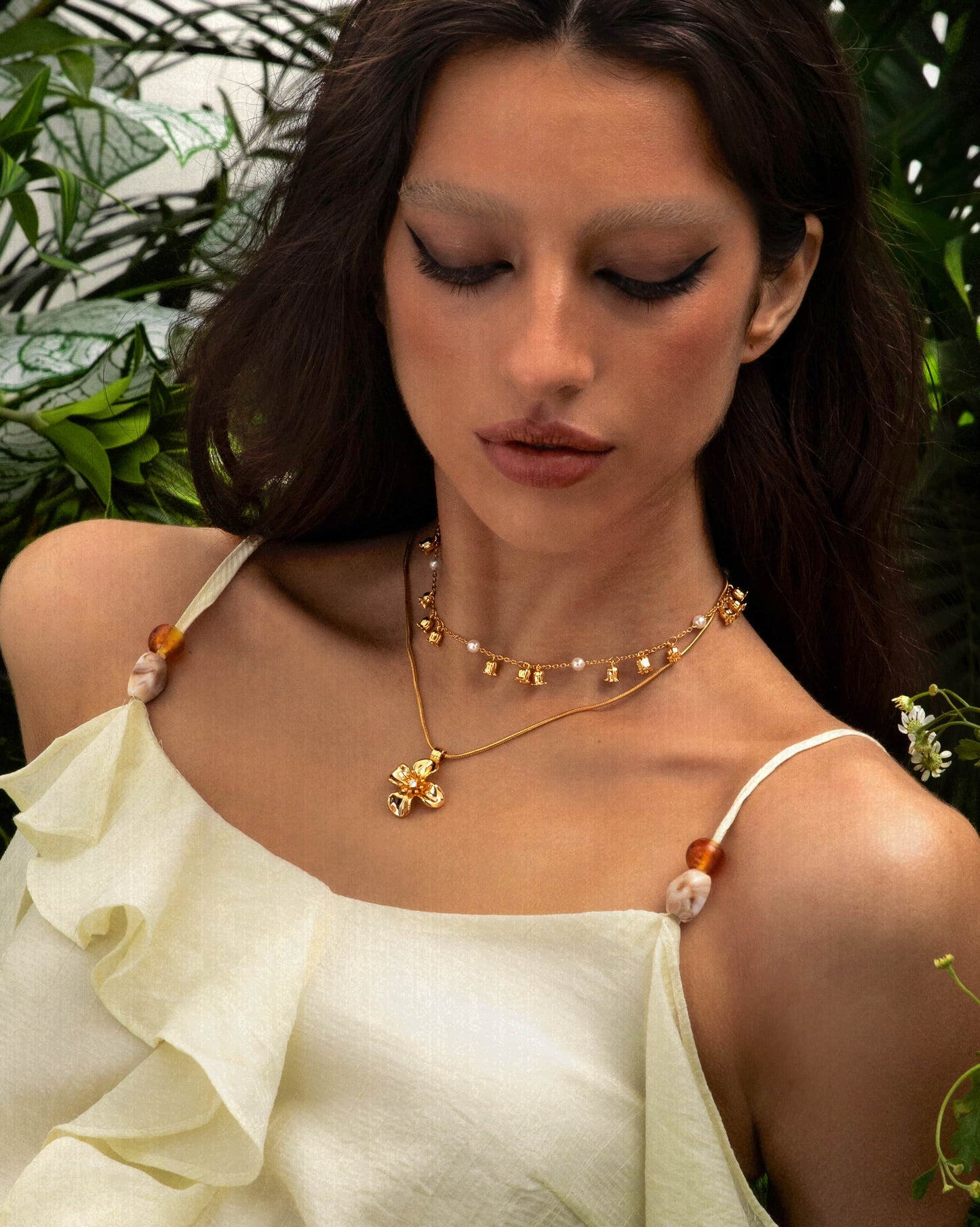 Lily of the Valley Pearl Choker