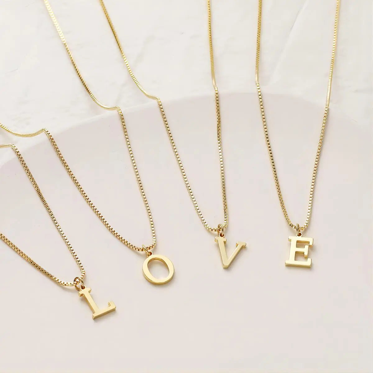 Initial Necklace | 18k Gold