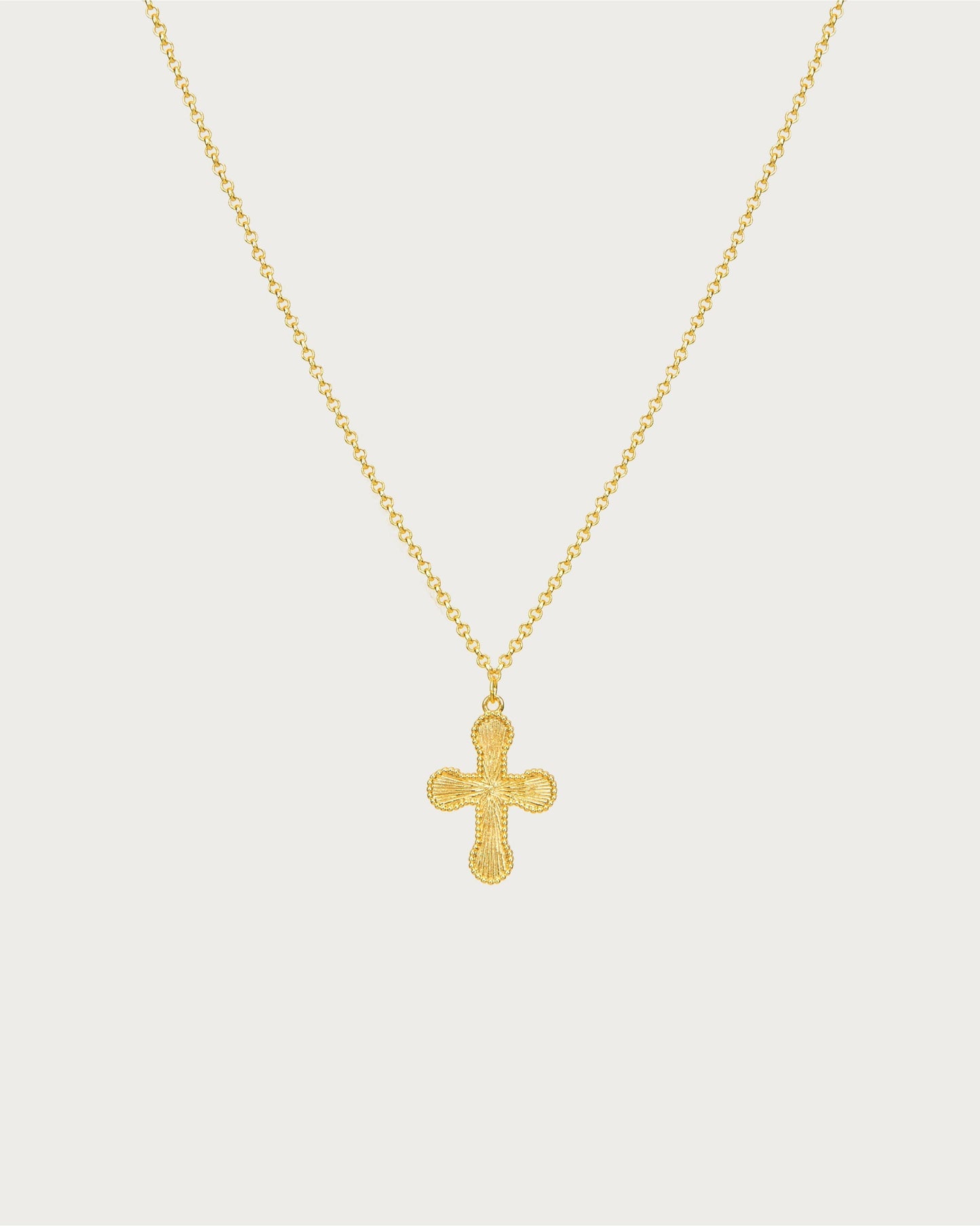Mini Cross Pendant Necklace