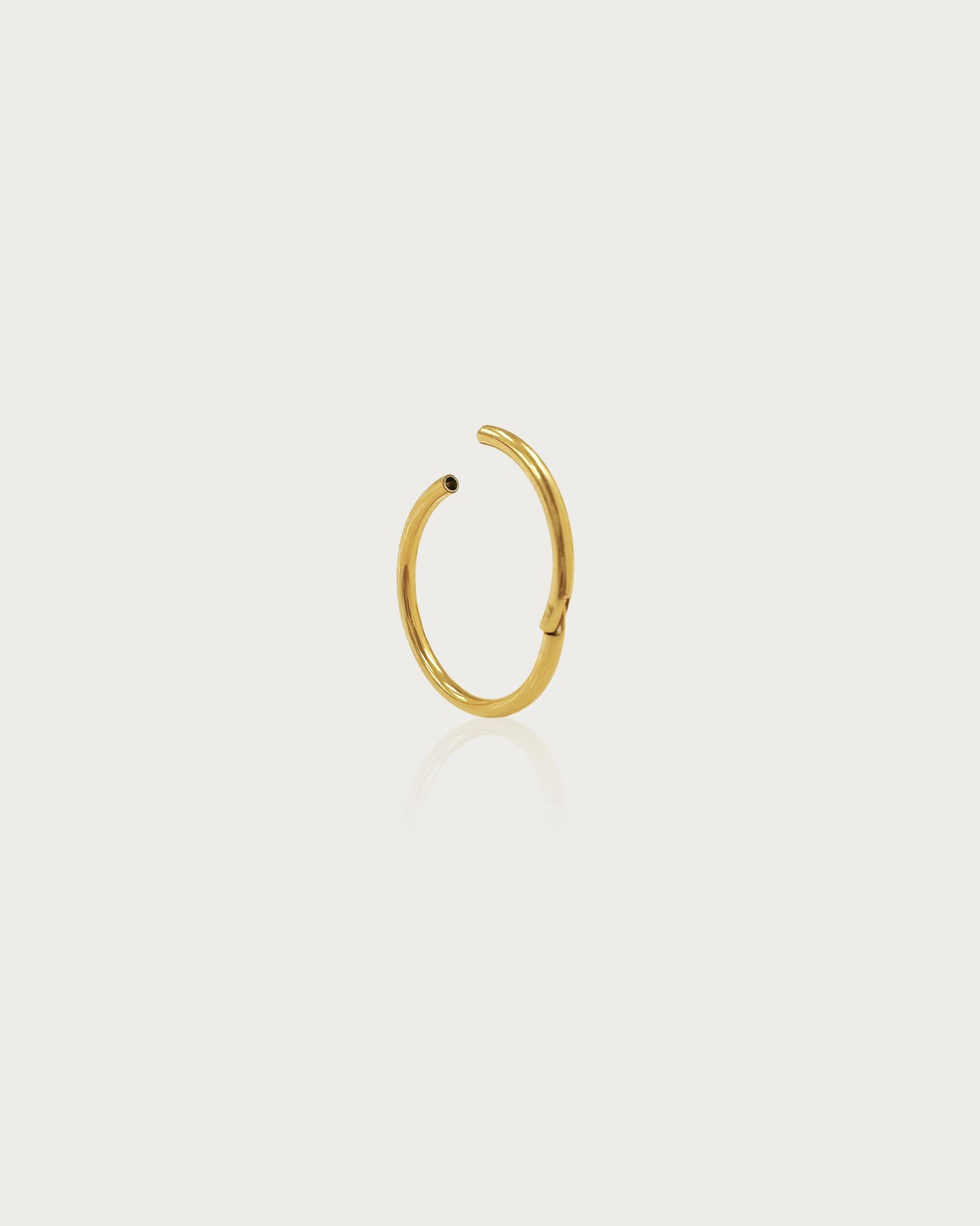 3 Pcs Hoop Helix Earring Set in Gold