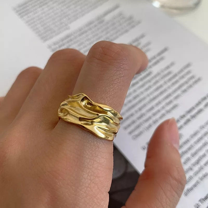 Rosa Big ring | 18K Gold