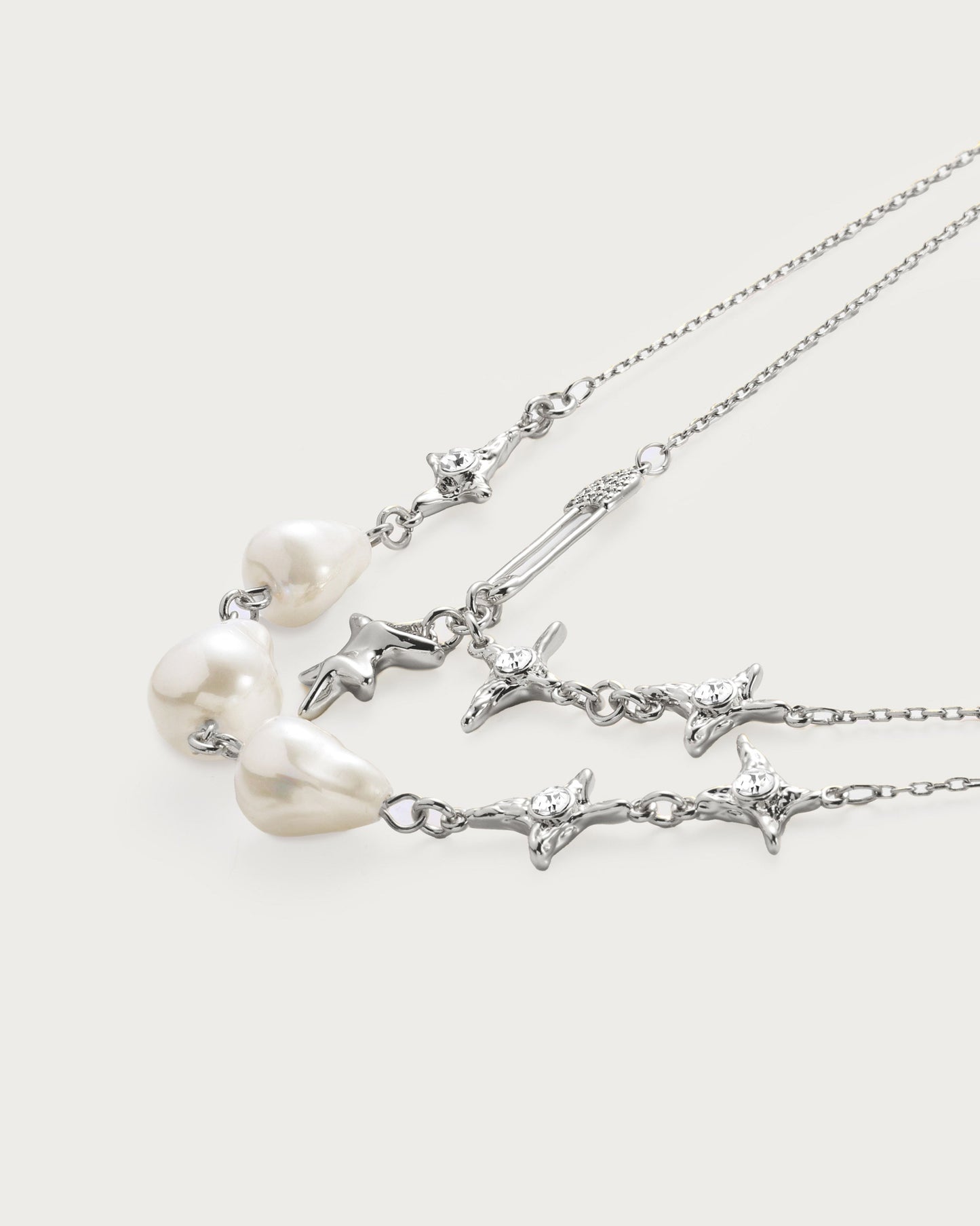 The Mellow Necklace in Silver