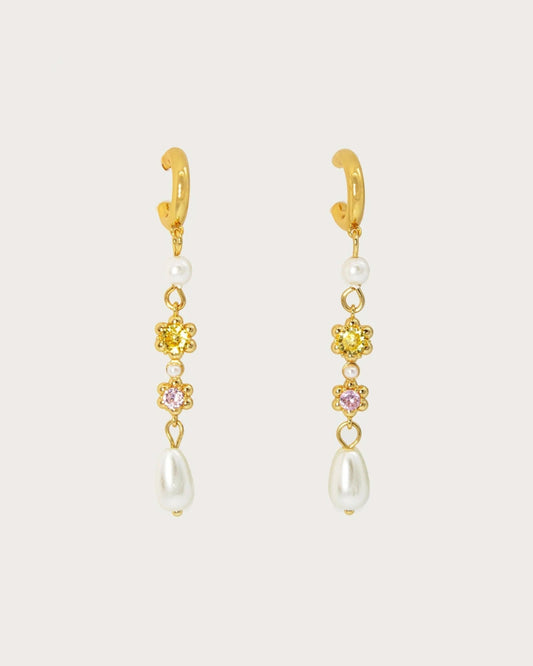 Flower Drop Earrings