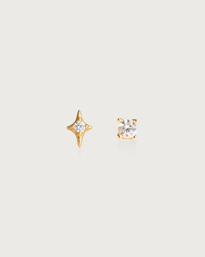 Single Sparkle Star Flat Back Helix Earring