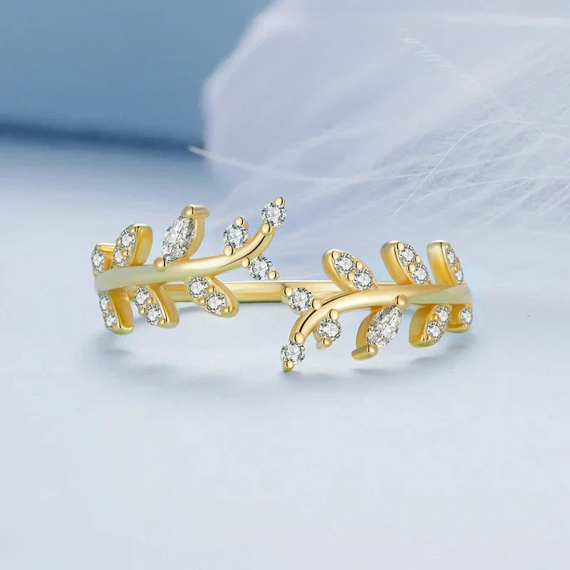 Zirconia Ring | 18k Gold