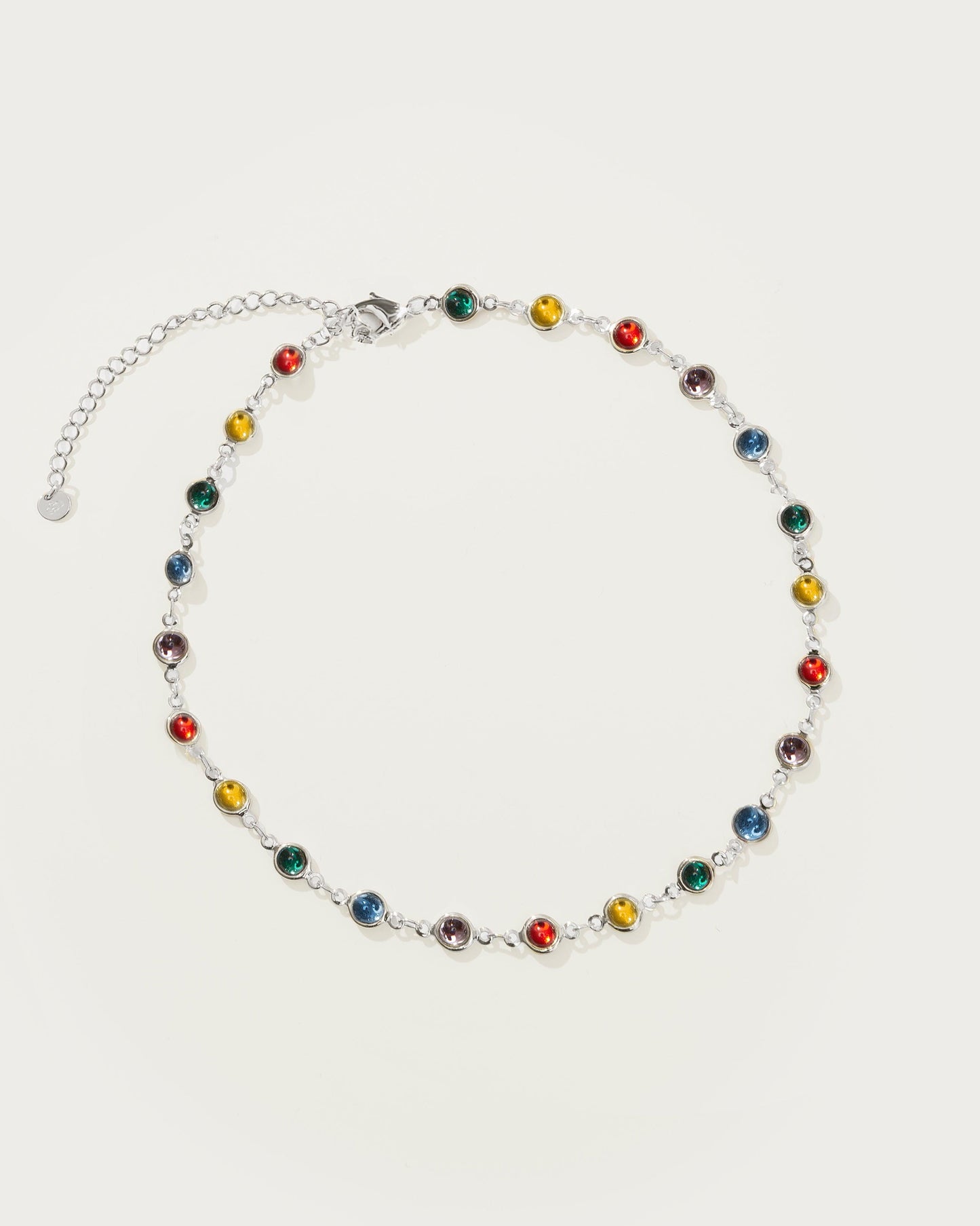 Infinity Choker Necklace in Silver