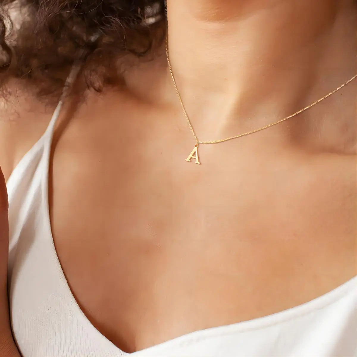 Initial Necklace | 18k Gold