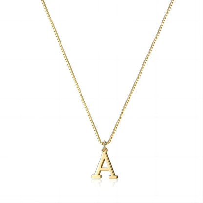 Initial Necklace | 18k Gold