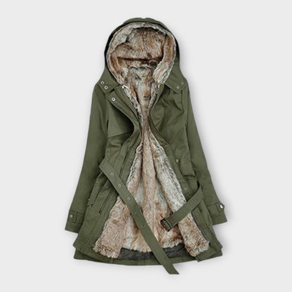 Mikash - Cosy Faux Fur Lined Coat