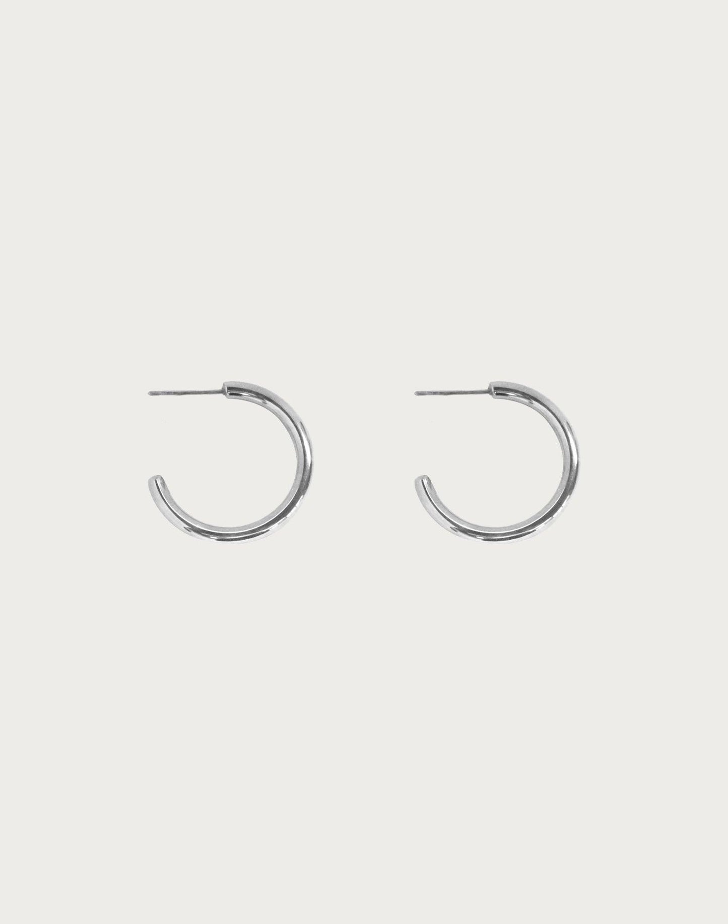 Gold 30mm Endless Hoop Earrings