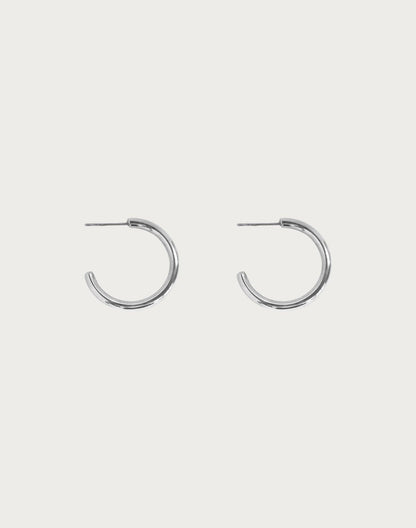 Gold 30mm Endless Hoop Earrings
