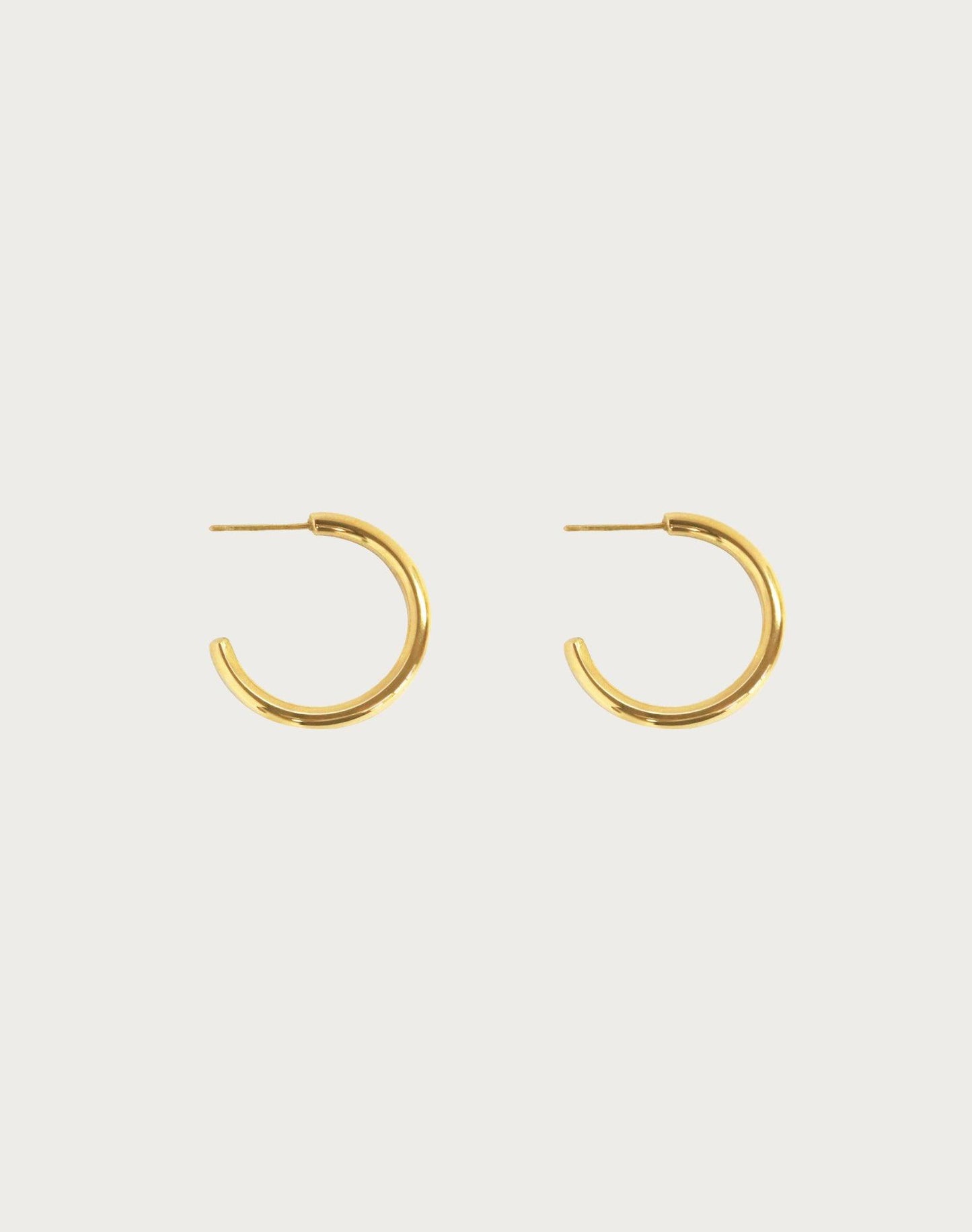 Gold 30mm Endless Hoop Earrings