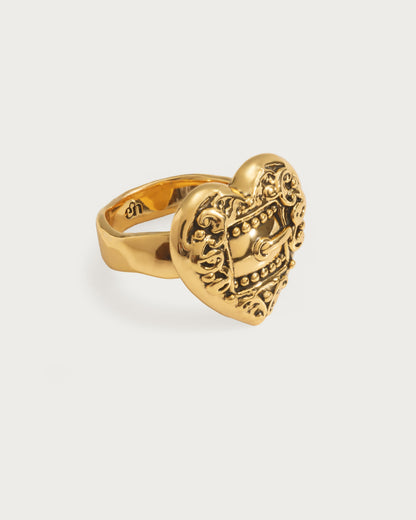 Belted Heart Ring