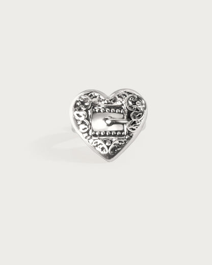 Belted Heart Ring