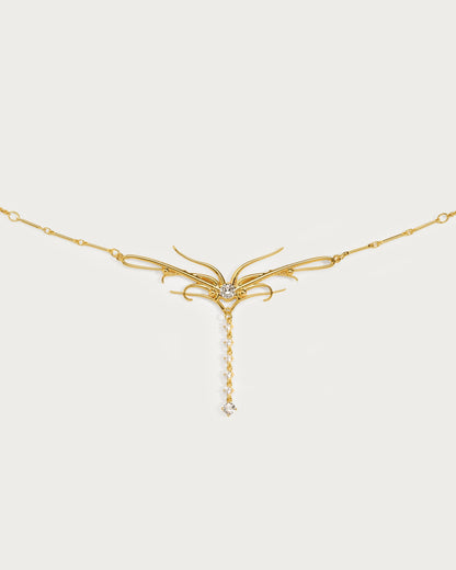 Dripping Waist Chain in Gold