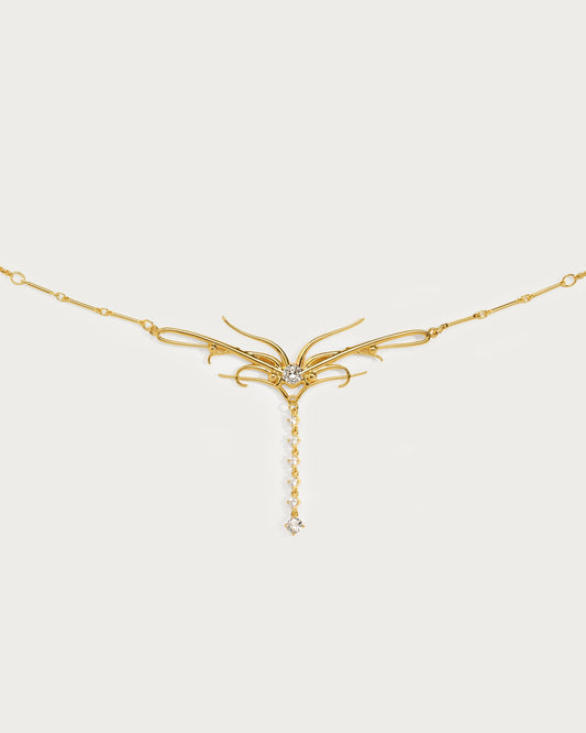 Dripping Waist Chain in Gold