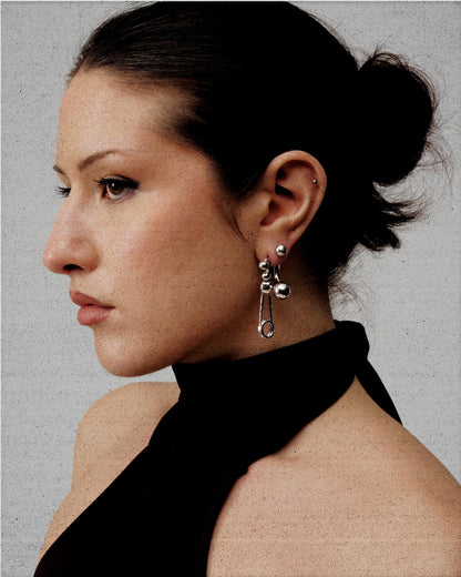 Trea Earrings in Silver