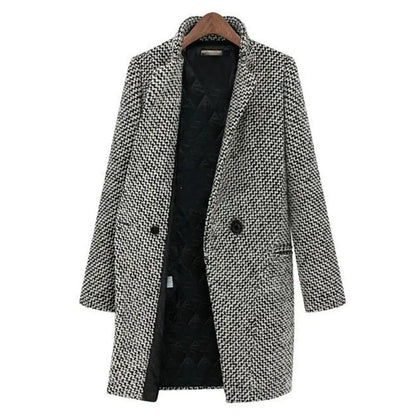 CLARA | Elegant Longline Coat for Chilly Days