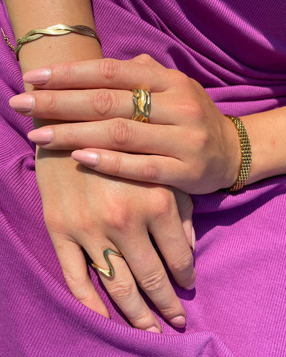 Rosa Big ring | 18K Gold