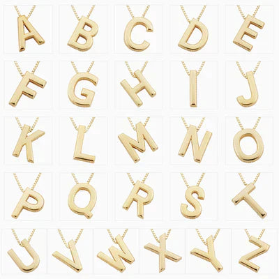 Initial Necklace | 18k Gold